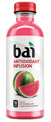 Bai Flavored Water, Kula Watermelon, Antioxidant Infused Drinks, Pack of 12